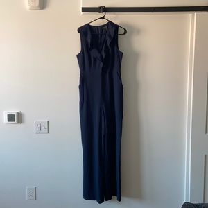 NWT BCBGMAXAZRIA navy jumpsuit